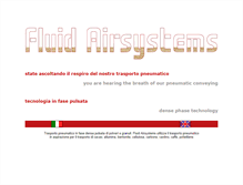 Tablet Screenshot of fluidairsystems.it